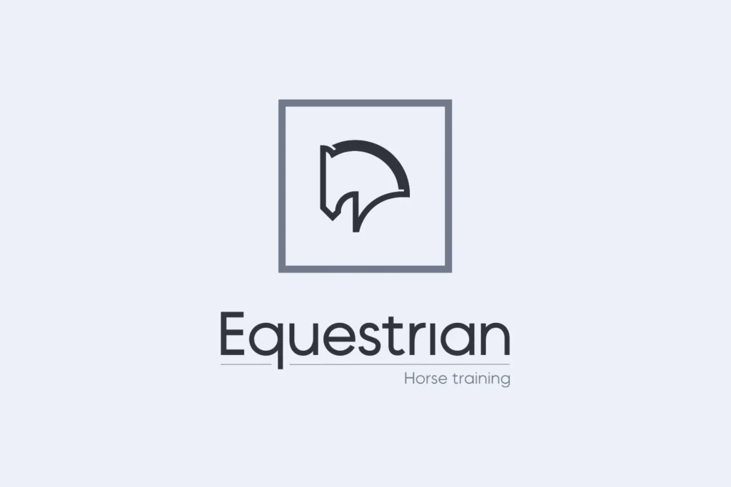 logo design equestrian francescamazzoni