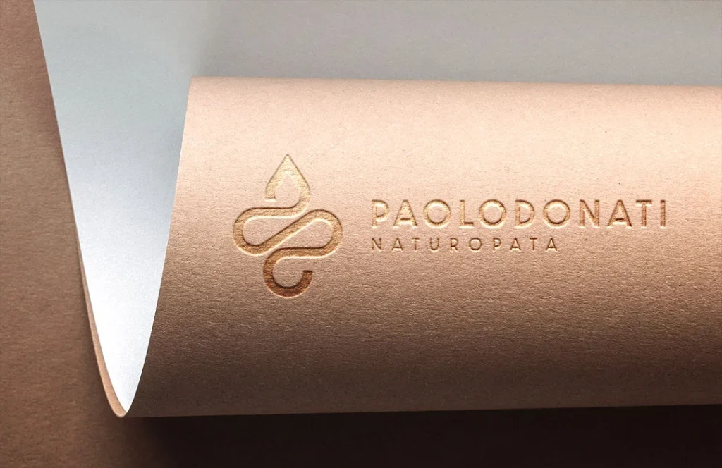 logo design ricamo carta paolo benati